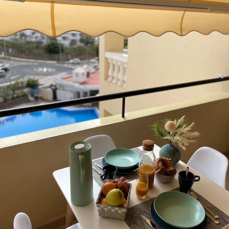 Estudio Los Cristianos - Estudio con vistas a la piscina - 5