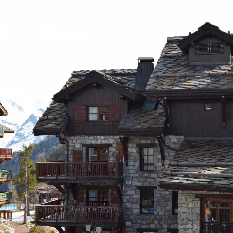 Arc 1950 - Auberge Jérôme - 4 à 6p - 1 chambre et 1 coin montagne séparé - Apartment mit 2 Schlafzimmern - 14