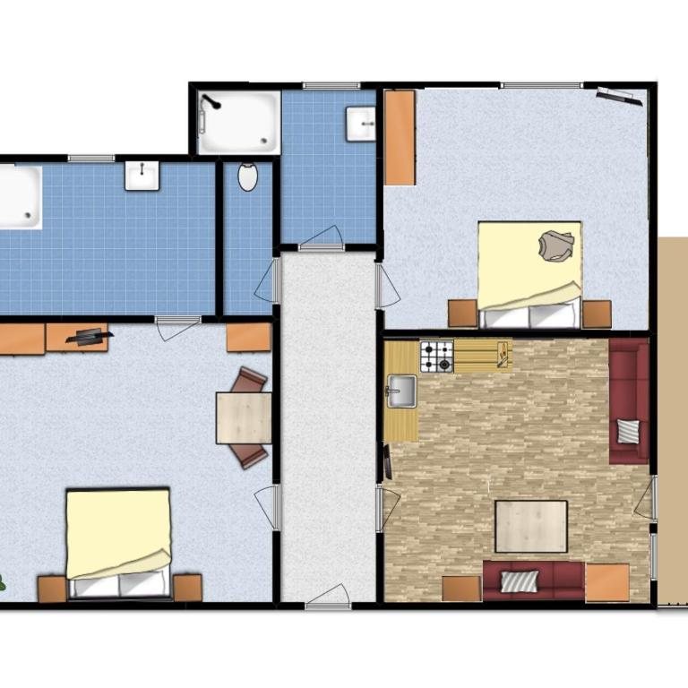 Gästehaus Falkner Ignaz - Superior Apartment mit 2 Schlafzimmern und Balkon - 11