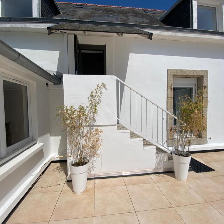 Votre mini maison en plein cœur du centre ville -terrasse - et parking privé sur place clos - draps et ménage inclus - Apartment - 14
