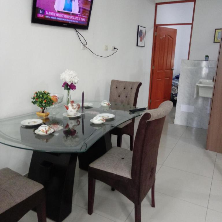 Departamento con servicios incluidos, equipado - Apartamento de 1 dormitorio - 1