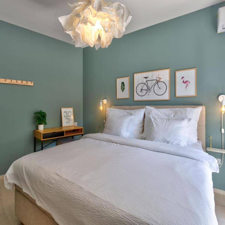 Villa Amaleo - Deluks Dvokrevetna soba sa Bračnim Krevetom, Balkonom i Pogledom na More - 9