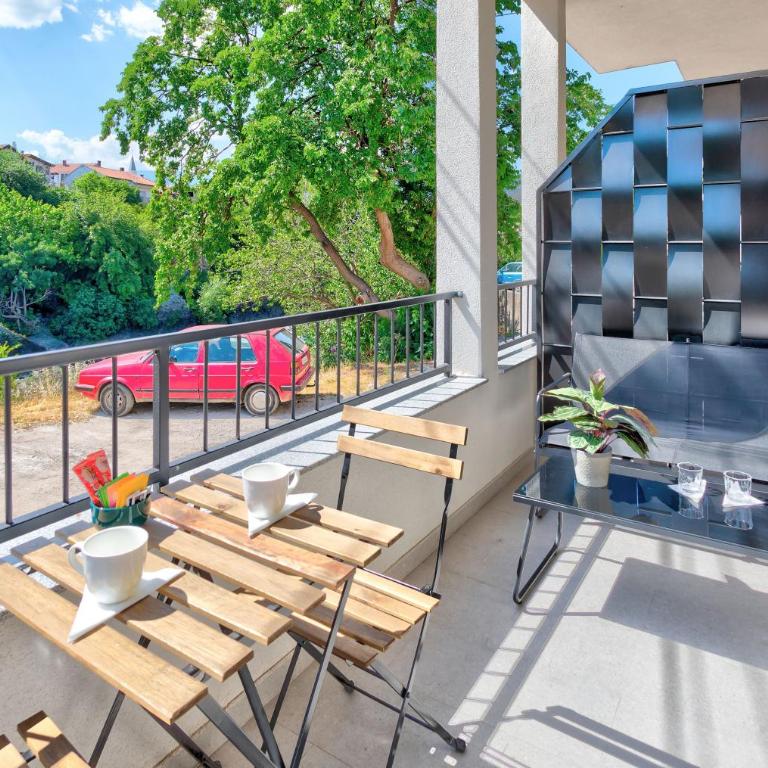 Villa Amaleo - Deluxe Double Room with Balcony and Sea View - 7