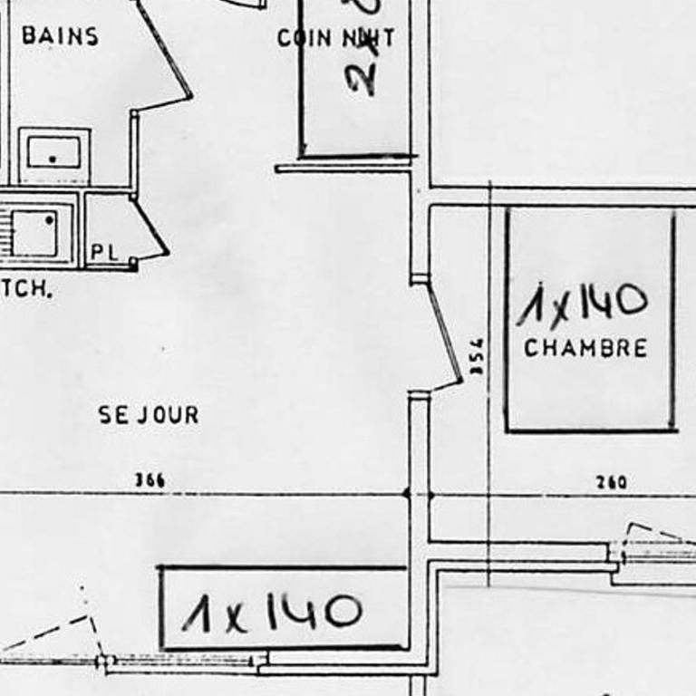 2 pièces à louer à St Jean d'Aulps, 100m des pistes - Appartement 1 Chambre - 11