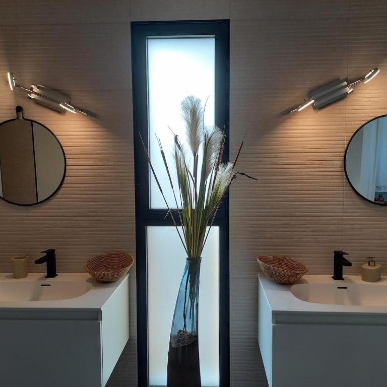 La lagune aux oiseaux - Chambre Double avec Salle de Bains Privative - 1