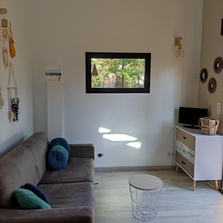Lodge cocon la tête dans les pins les pieds dans l eau, climatisé - Apartamento de 1 dormitorio - 11