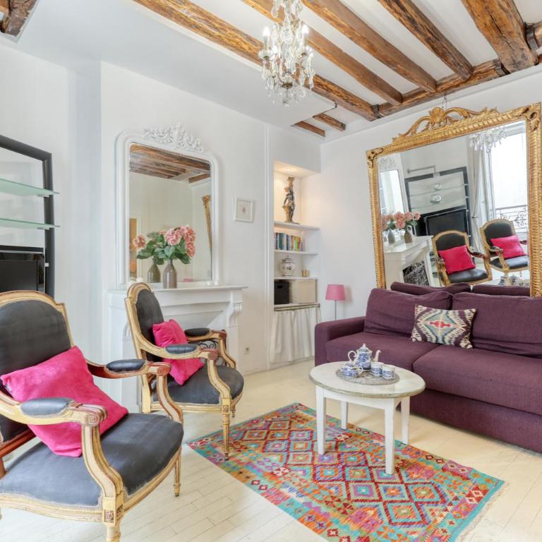 Parisian Cocoon 1bdr Flat - Prime Loc le Marais - Appartamento con 1 Camera da Letto - 1