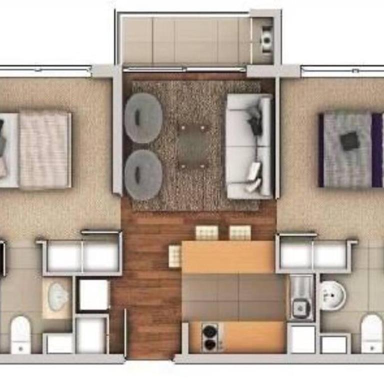 Lindo y acogedor depto. De 2dormitorios+2baños - Apartamento de 2 dormitorios - 28