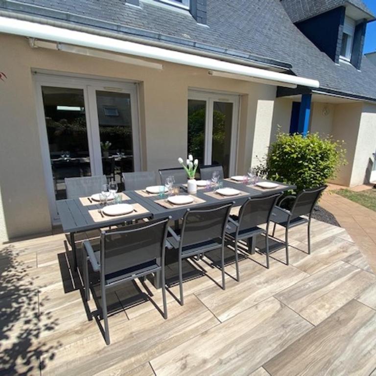 Maison charmante proches plages - 9 pers. - jardin, vélos, calme - Arzon - FR-1-639-22 - Maison de Vacances - 11
