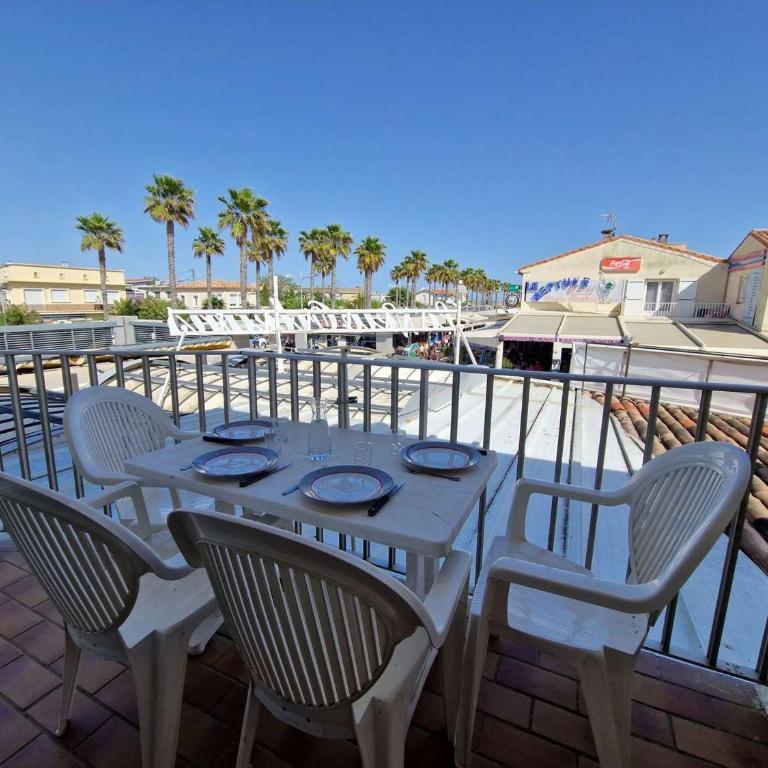 Appartement climatisé pour 4 à 200m de la plage, au cœur de Marseillan-Plage - FR-1-326-769 - Studio - 3