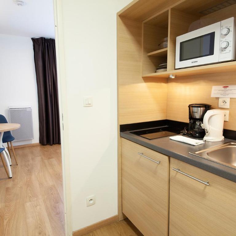 Residhome Clermont Ferrand Gergovia - Studio Lits Jumeaux - 4