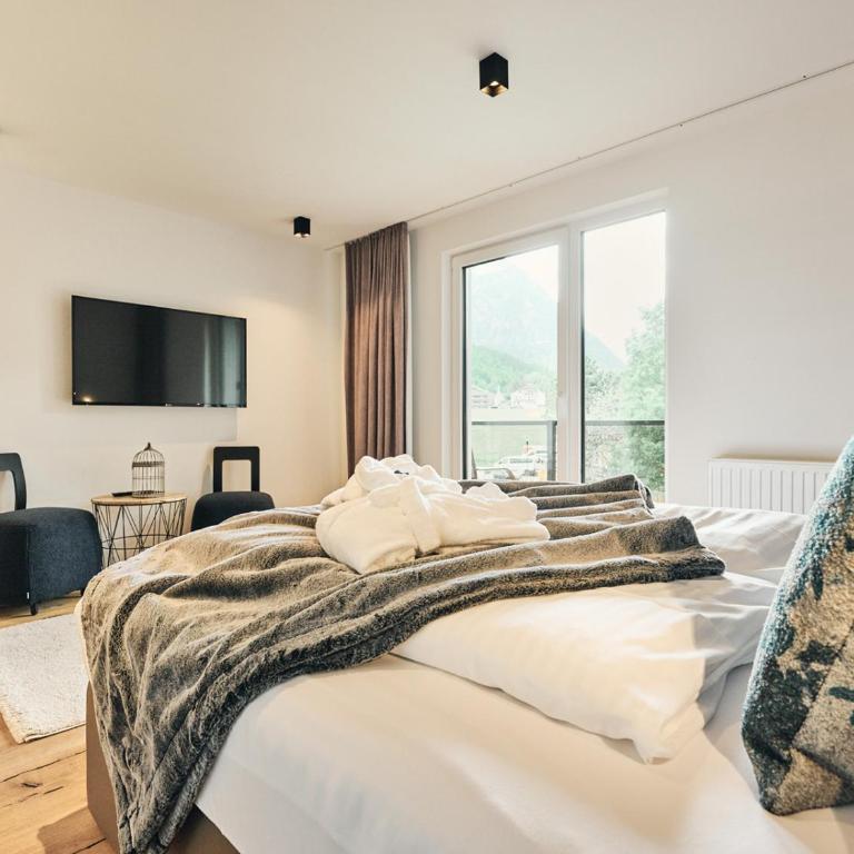 Hotel Auszeit - Doppelzimmer mit Bergblick - 1