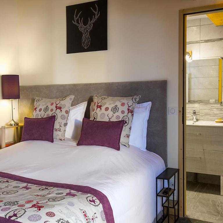 Chalet l’Aiglon - Chambre Double ou Lits Jumeaux Deluxe avec Balcon - 4