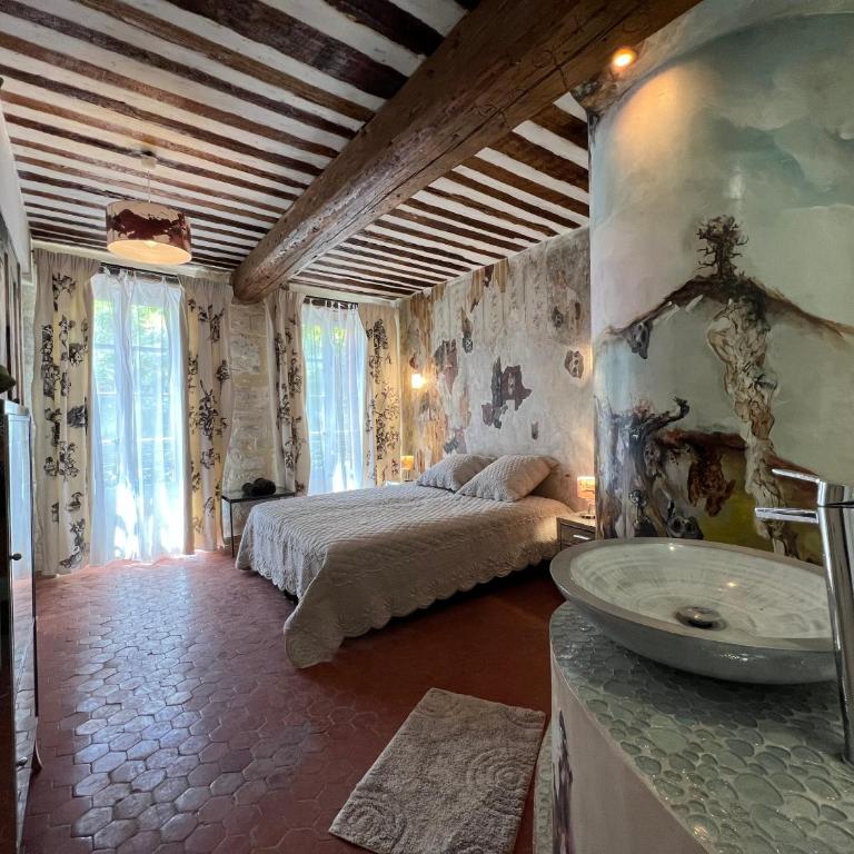 Le Regardeur - Chambre Double avec Salle de Bains Privative - 23