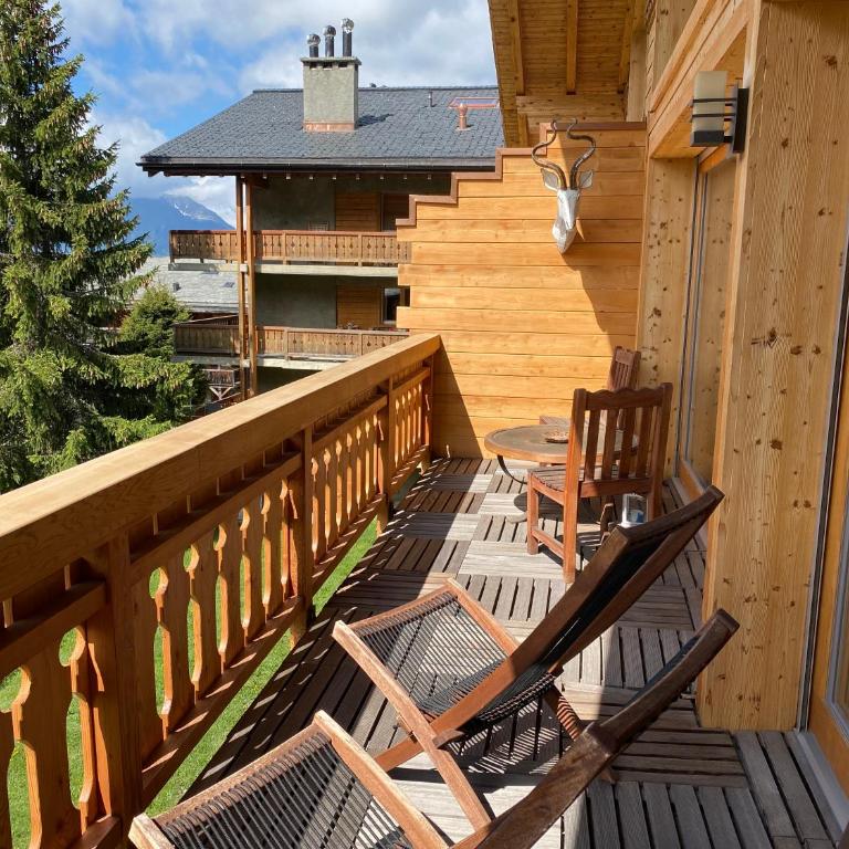 Verbier Sunny apt, fabulous view & balcony, sleeps 8 - Appartement 3 Chambres - 8