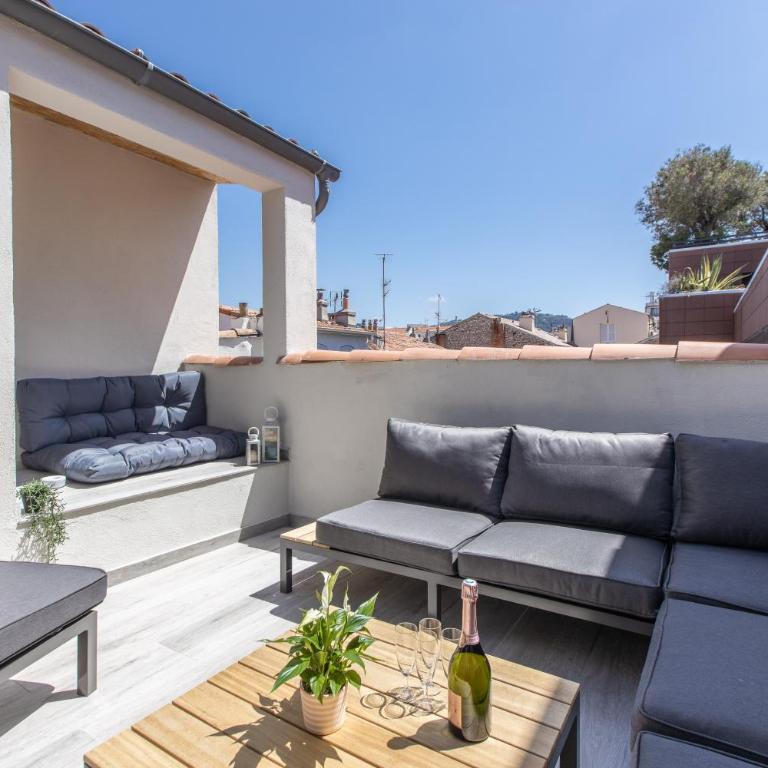 Résidence Topaze - Central - Luxurious - 50m Croisette Palais - LRA CANNES - DIAMANT - Four-Bedroom Apartment with Terrace and Jacuzzi - 2