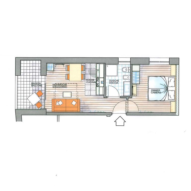 Residence Pitzinger - Appartamento con Balcone - 5