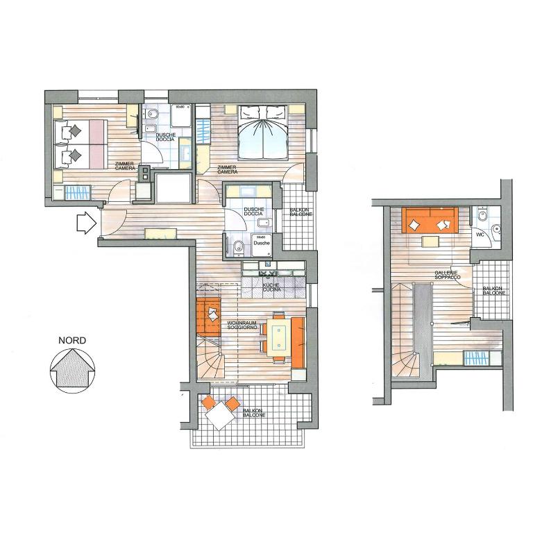 Residence Pitzinger - Appartamento con Balcone - 6