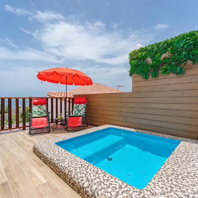 BUNGALOW private pool bbq air conditioning stunning ocean view - Casa con 1 dormitorio - 40