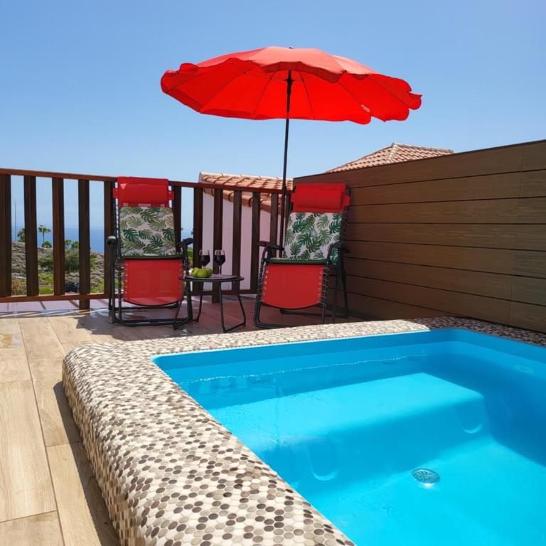 BUNGALOW private pool bbq air conditioning stunning ocean view - Casa con 1 dormitorio - 49