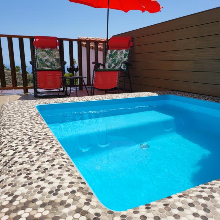 BUNGALOW private pool bbq air conditioning stunning ocean view - Casa con 1 dormitorio - 48