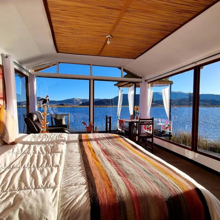 Uros Caminos del Titicaca Peru - Habitación Doble con vistas al lago - 3