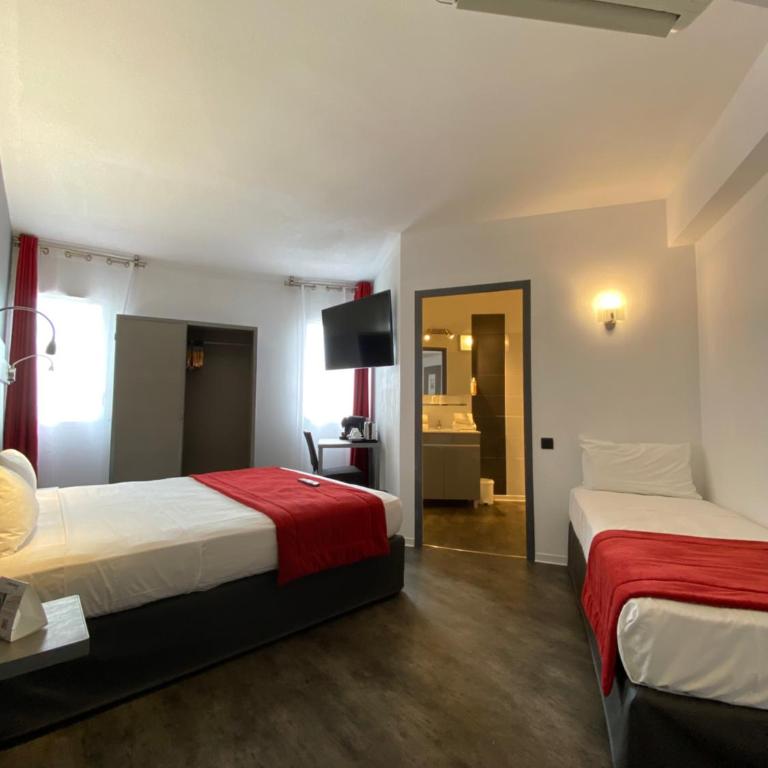 The Originals City, Hôtel Les Dômes, Perpignan Sud Saleilles - Chambre Triple Supérieure - 4