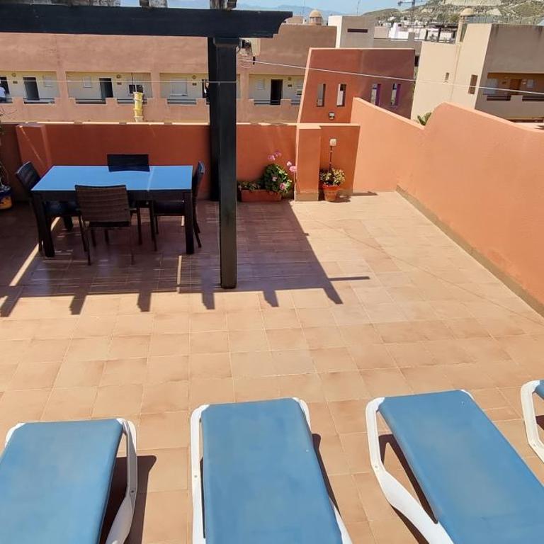 Apartamentos Paraíso Vera Playa, Ed Palmerston, Atico B a pie de Playa, piscina privada en solárium, WI-FI - Apartamento Ático - 15