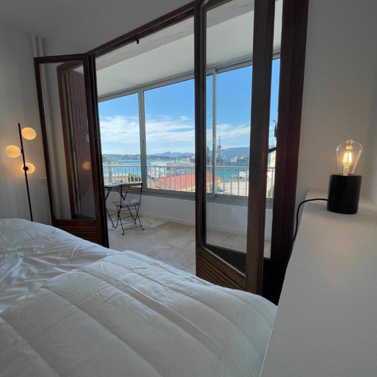 Design T3 vue mer 2 Chambres 3mn de la plage Fibre Clim - Apartment mit Meerblick - 7