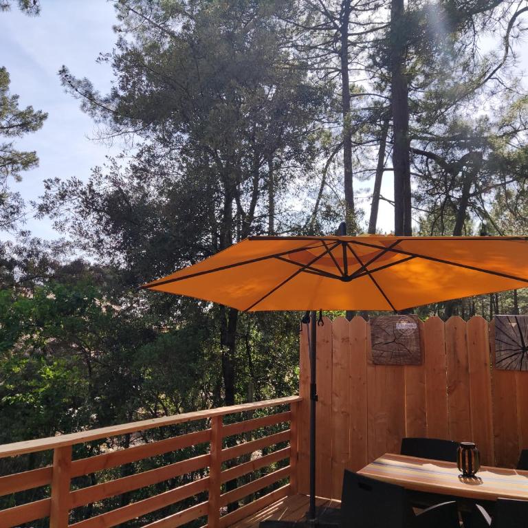Lodge cocon la tête dans les pins les pieds dans l eau, climatisé - Apartamento de 1 dormitorio - 9