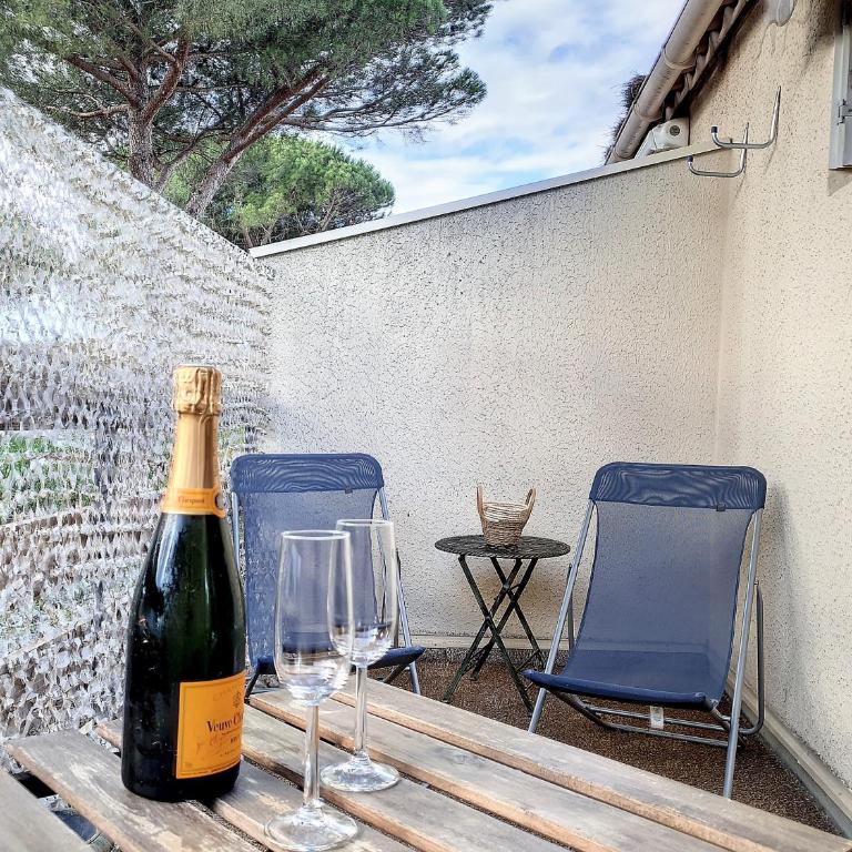 Appartement Style Loft - proche Village Naturiste - Apartment mit Balkon - 3