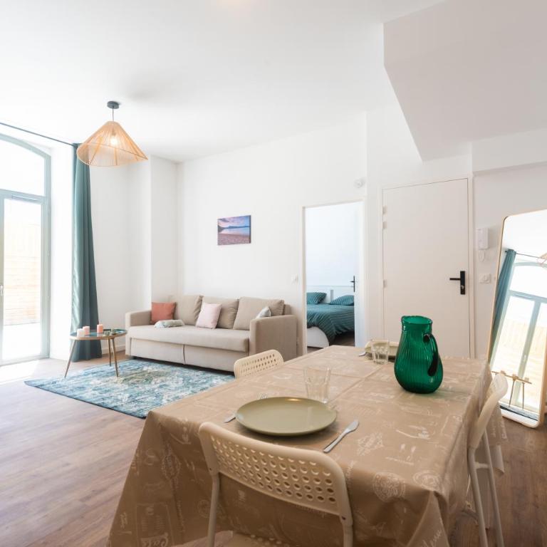 Appartements centre-ville - Wifi - Cuisine tout équipée - Lave-linge - Appartement avec Terrasse - 2