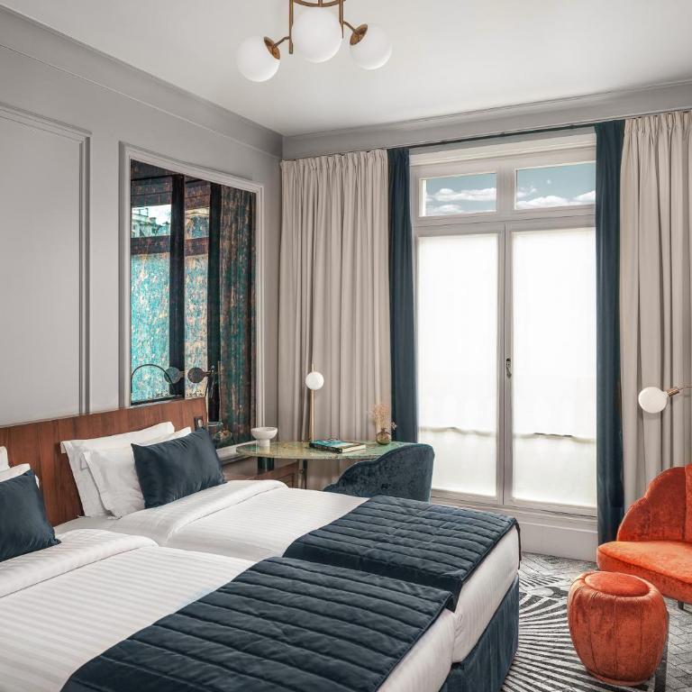 M Social Hotel Paris - Chambre Signature avec 2 Lits Simples - 1