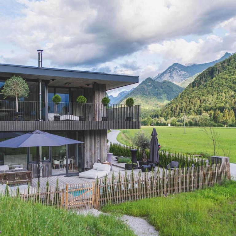 Ferienwohnung Tennengau mit Parkplatz - Apartment mit Poolblick - 21