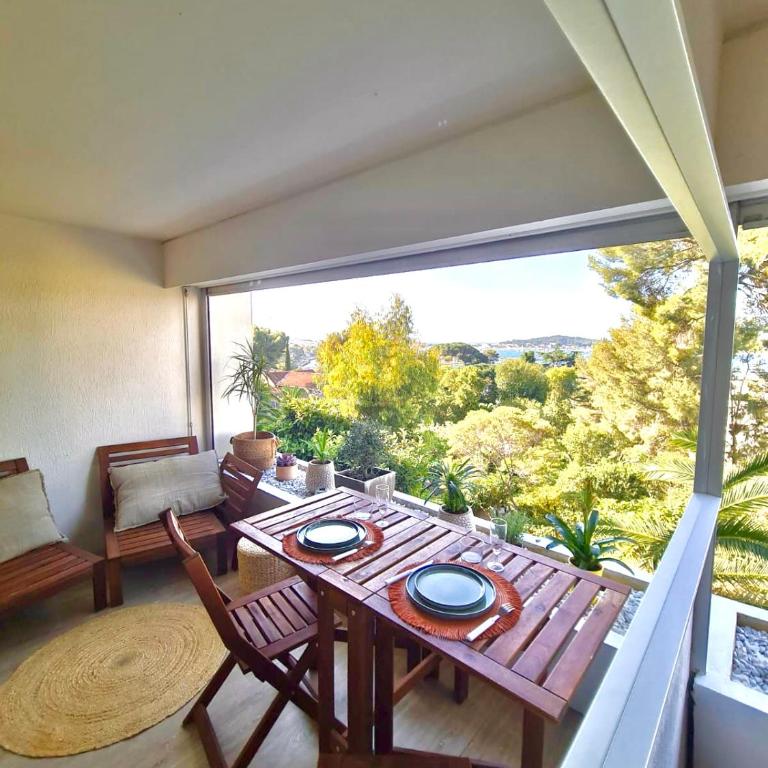 Charme & Calme-TAMARIS- Studio Vue mer - Piscine - Le Petit Olivier sur Mer - Appartement 1 Chambre - 2