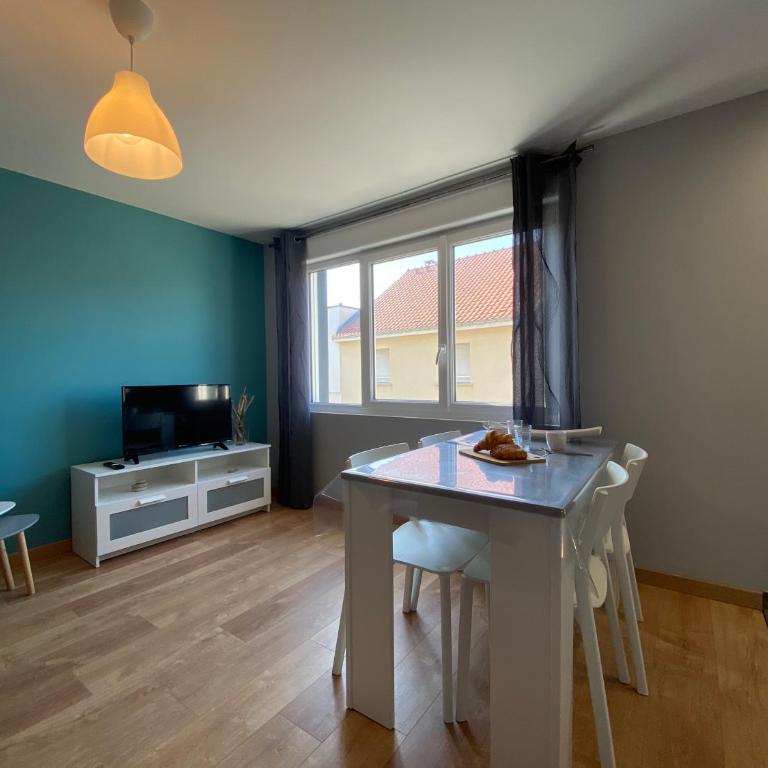 Mer - Gîte entièrement neuf à 100 mètres de la plage - Appartement 1 Chambre - 6