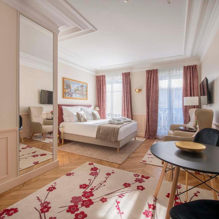 LE BEAU MARAIS - Luxury Apartments, AIR COND, LIFT - Deluxe Queen Studio AMBRE - 2