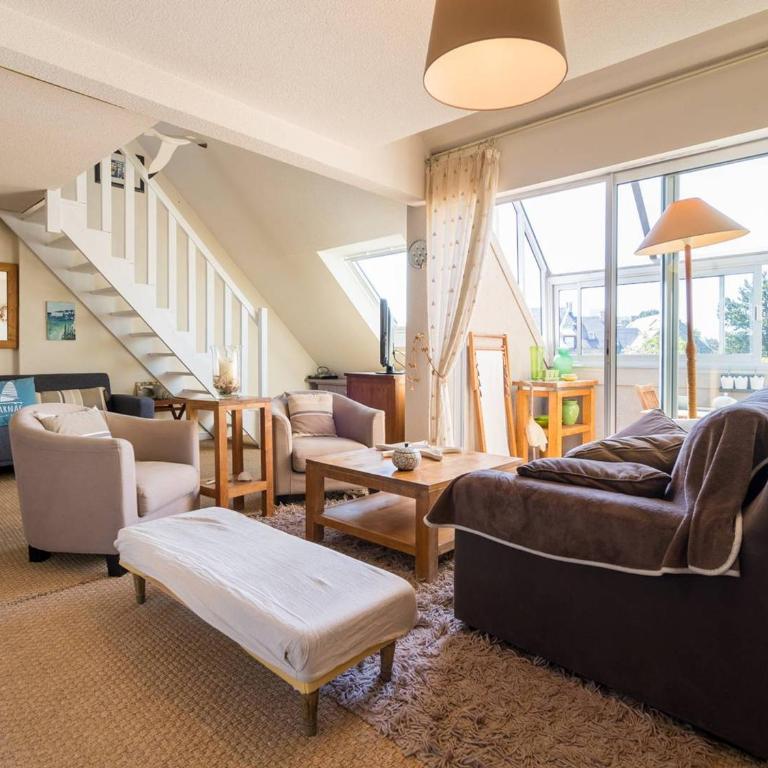 Appartement duplex 55m² à Carnac - 4 pers, WiFi, proche plage et Thalasso, parking inclus - FR-1-477-35 - Appartement (5 Adultes) - 3