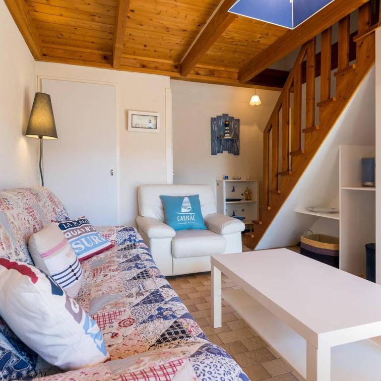 Carnac : Maison calme 2 pièces, 4 pers, Wifi, Animaux admis - FR-1-477-106 - Villa - 6