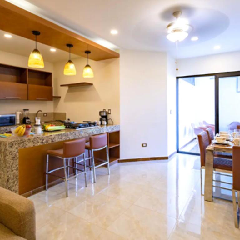 Apartamento Vacacional con Piscina en Cancún - Two-Bedroom Apartment - 12