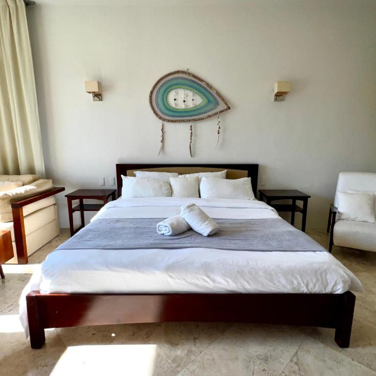 Amazing Luxury Penthouse with sunset,sunrise view, private Jacuzzi and rooftop pool - Estudio con cama extragrande - 12