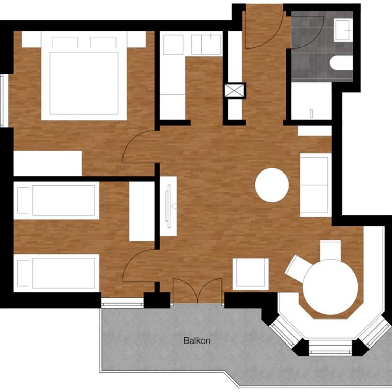 Haus Ornach - Apartment mit 2 Schlafzimmern - 5