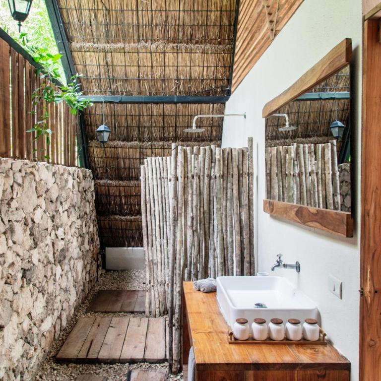 Azul Nomeolvides Bacalar - Guests Only - Triple Room with Garden View - 6