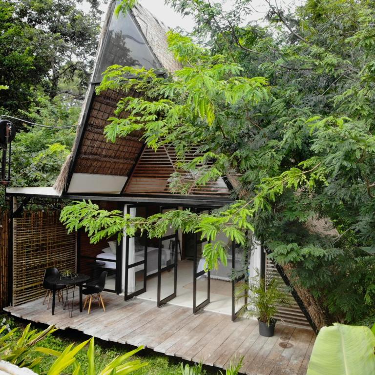 Azul Nomeolvides Bacalar - Guests Only - Triple Room with Garden View - 4
