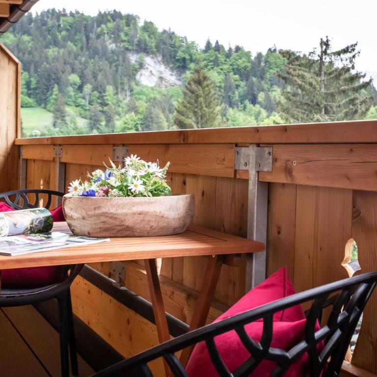Brunnenhof Oberstdorf - Ferienwohnungen mit Hotel Service - Studio mit Bergblick - 2