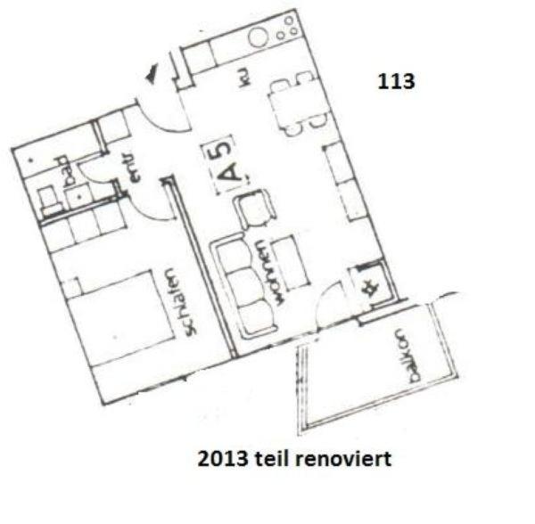 Pra d'Sura - Apartment mit 1 Schlafzimmer - 2
