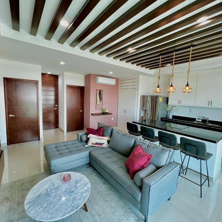 The One D16 Sobre el Malecón Vista al Estadio de Baseball - Two-Bedroom Apartment - 14