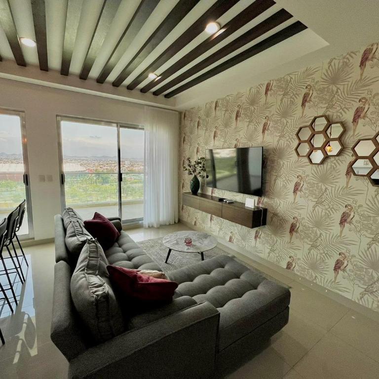 The One D16 Sobre el Malecón Vista al Estadio de Baseball - Two-Bedroom Apartment - 13