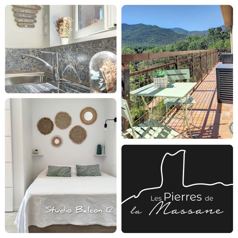 Les Pierres De La Massane - Vue sur les Albères - Studio avec Balcon « Le Sailfort » - Vue sur Montagne - 1
