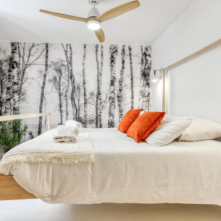 Les Gîtes de Laure - L'Or Blanc, Appartement avec Vue sur le Chateau, Climatisation, à 160 m de la Cité Médiévale - Apartment mit 2 Schlafzimmern - 1